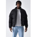 Oversized Zipper Lined Sports Men's Inflatable Jacket