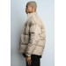 Oversized Zipper Lined Sports Men's Inflatable Jacket