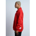 Oversized Zipper Collar Kangaroo Pocket Inner Fleece 3 Thread Men's Sweatshirt