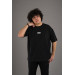 Oversized Modal Fabric Zero Collar Printed Men's T-Shirt