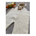 Teddy Bear Detailed Adjustable Strap Knitwear Slippers