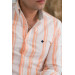 Paul Martin Canadian Striped Collar Button Linen Summer Men's Shirt