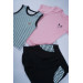 Pino Striped Shorts Zibin 3 Piece Baby Suit