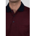 Polo Neck Pocket Classic Cut Patterned Men's T-Shirt