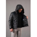 Men's Regular Fit With Hooded Lined Quilted Jacket