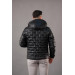 Men's Regular Fit With Hooded Lined Quilted Jacket