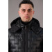 Men's Regular Fit With Hooded Lined Quilted Jacket