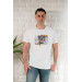 Regular Fit Cotton Print Detailed Men's Suit T-Shirt