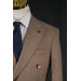 Regular Fit Bag Pocket Double Slit Lined Men's Double Breasted Suit