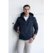 Regularfit Hooded Zippered 3 Thread Thick Men's Sweatshirt