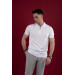 San&Fa Polo Collar Regular Fit Patterned Men's Knitwear T-Shirt