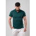 Polo Neck Slim Fit Men's T-Shirt