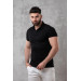 Polo Neck Slim Fit Men's T-Shirt