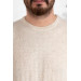 San&Fa Zero Collar Patterned Regular Fit Men's Knitwear Sweater