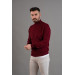 Half Fisherman Patterned Regular Fit Men's Knitwear Sweater