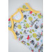 Cotton Patterned Baby Strap Snapped Body