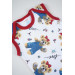 Cotton Patterned Baby Strap Snapped Body