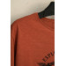 Zero Collar Plus Size Printed Combed Men's T-Shirt