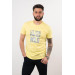 Men's Slimfi̇t Basic Printed T-Shirt