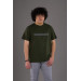 Slimfit Printed Zero Collar Men's Combed Cotton T-Shirt