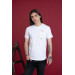 Slimfi̇t Pocket Detailed Zero Collar Men's Combed Combed T-Shirt