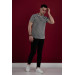 Slimfit Striped Knitted Cotton Men's T-Shirt