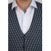 Slimfit Patterned Men's Knitwear Vest