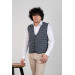 Slimfit Patterned Men's Knitwear Vest