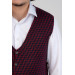 Slimfit Patterned Men's Knitwear Vest