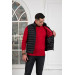 Men's Quilted Vest With Slimfit Steel Collar Zipper Closure