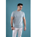 Slimfit Textured Cycling Collar Men's T-Shirt