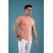 Slimfit Textured Cycling Collar Men's T-Shirt