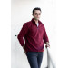 Slimfit Zipper Collar Men's Fleece Sweatshirt