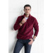 Slimfit Zipper Collar Men's Fleece Sweatshirt