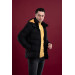 Men's Inflatable Puffer Jacket With Slimfit Hooded Lined