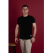 Slimfit Patterned Men's Combed Cotton T-Shirt