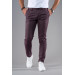 Slim Fit Slim Fit Men's Fabric Trousers