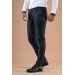 Slim Fit Slim Fit Men's Fabric Trousers