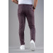 Slim Fit Slim Fit Men's Fabric Trousers