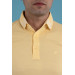 Slimfit Polo Neck Buttoned Mercerized Fabric Men's T-Shirt