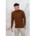 Slimfit Half Fishing Men's Knitwear Sports Sweater