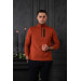 Slimfit Half Fisherman Zipper Detailed Men's Knitwear Sweater