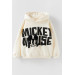 Unisex Mi̇ckey Mouse Hooded Cotton Sweat