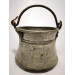A Small Copper Bucket In The Shape Of An Old Heritage Style, Handmade And Elegant / Copper Antiques