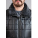 Fur Collar Regular Fit Men's Inflatable Jacket