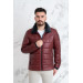 Fur Collar Regular Fit Men's Inflatable Jacket