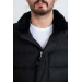 Collar Shearling Regular Fit Men's Chimney Coat