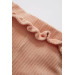 Ruffle Ribbed Velvet Baby Kids Tights