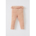 Ruffle Ribbed Velvet Baby Kids Tights