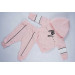 Hooded Printed Cotton 2-Piece Baby Girls Pajamas Suit